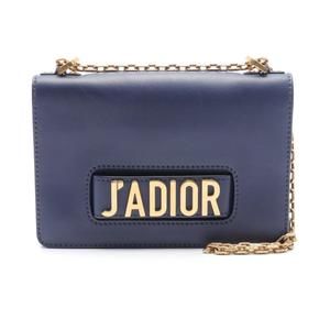Dior J'Adior Shoulder Bag Leather Navy